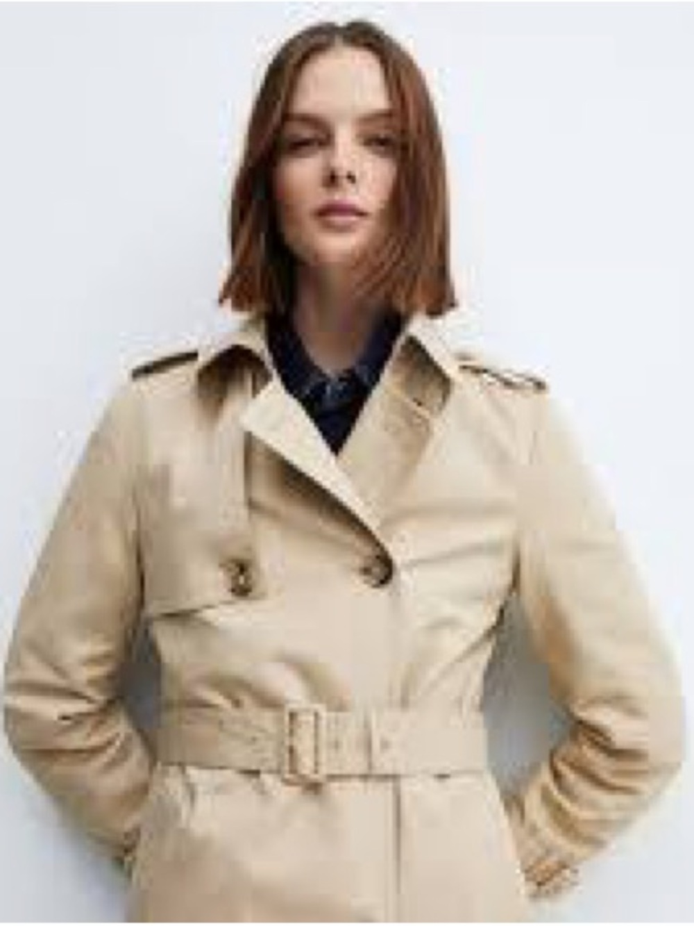 Zara hooded trench